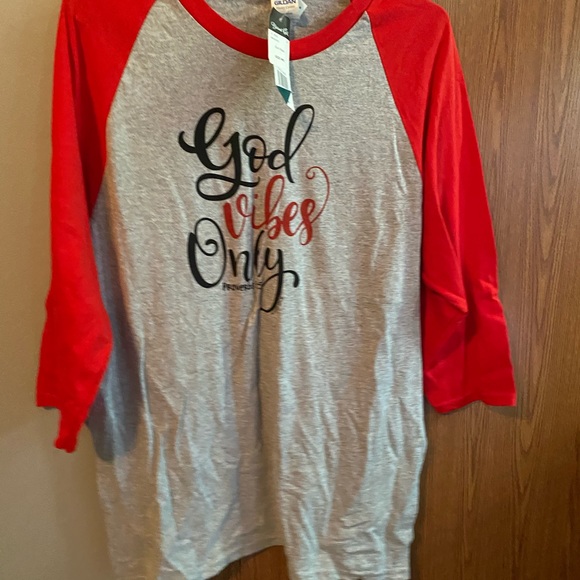 Longe Sleeve “God Vibes Only” shirt - Picture 3 of 5